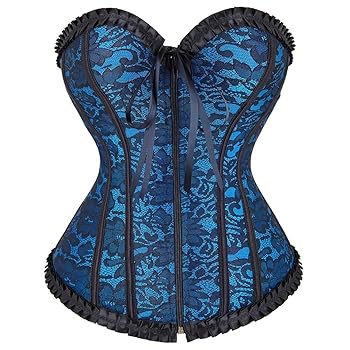 トップス ANDWANG Satin lingerie corset tops Amazon.com: Corset Top Bustier Lingerie Overbust Zipper